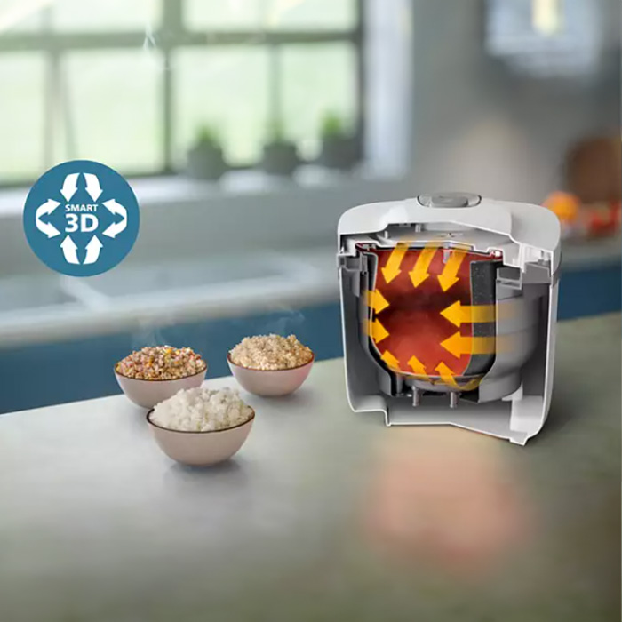 Philips Rice Cooker Digital 3000 Series 1,8 L - HD4716/30 | HD-4716/30